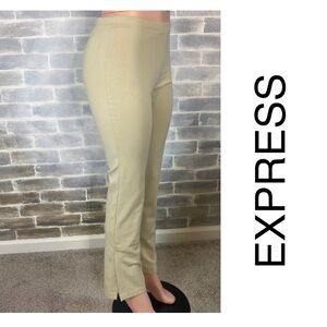 Never Worn Vintage Express Pull On Slacks with Slit outer Ankles Boot Cut Small